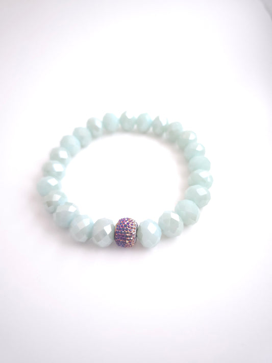 Sea Blue Green Amazonite Bracelet