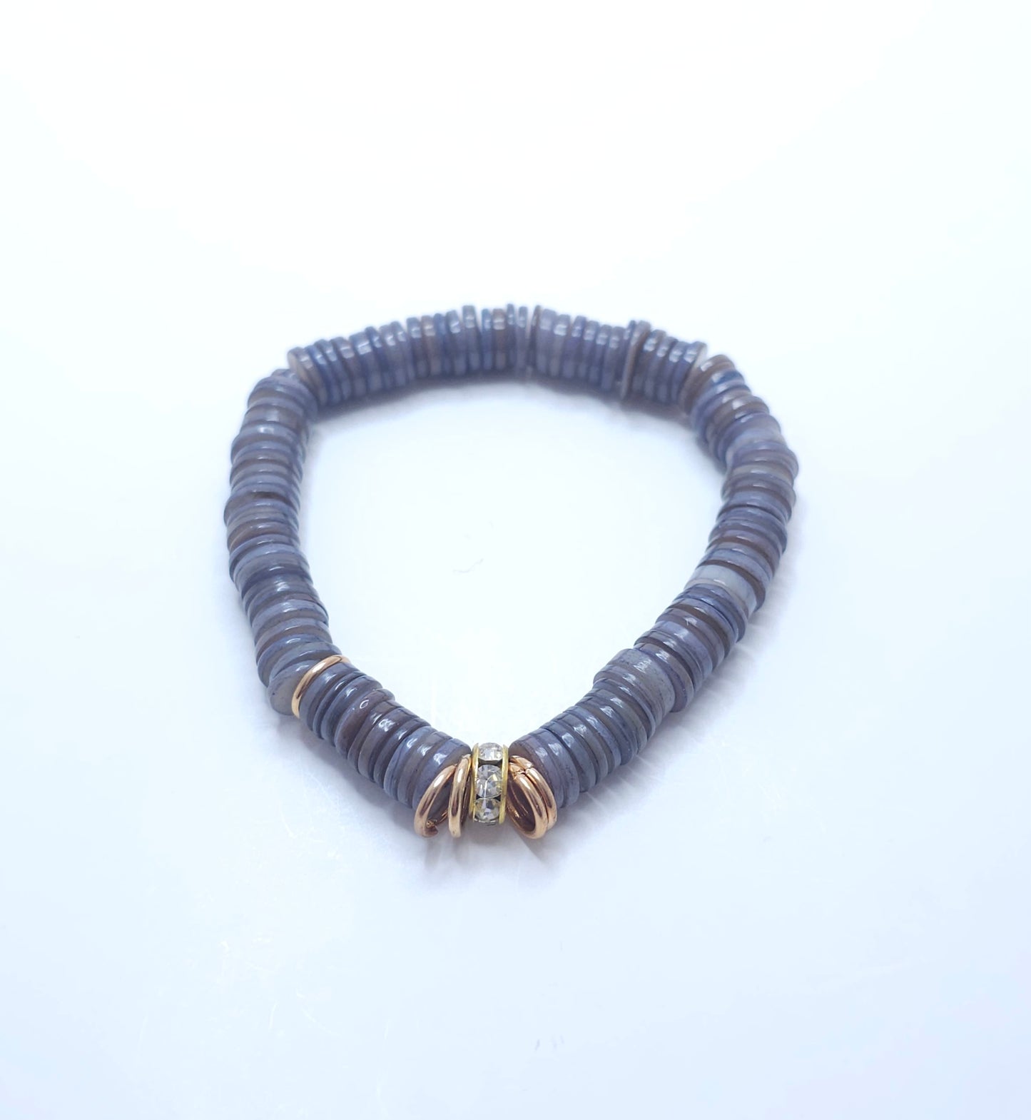 Amethyst Dreams Disc Bracelet