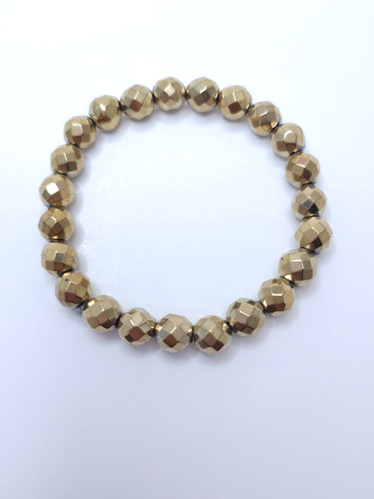 Gold Radiance Beaded Bracelet