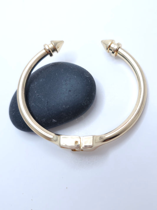 Gold Elegance Adjustable Cuff Bracelet